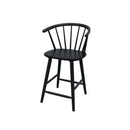  Crown Mark Janna 2981BK-24 Counter Height Stool - Black IMAGE 1