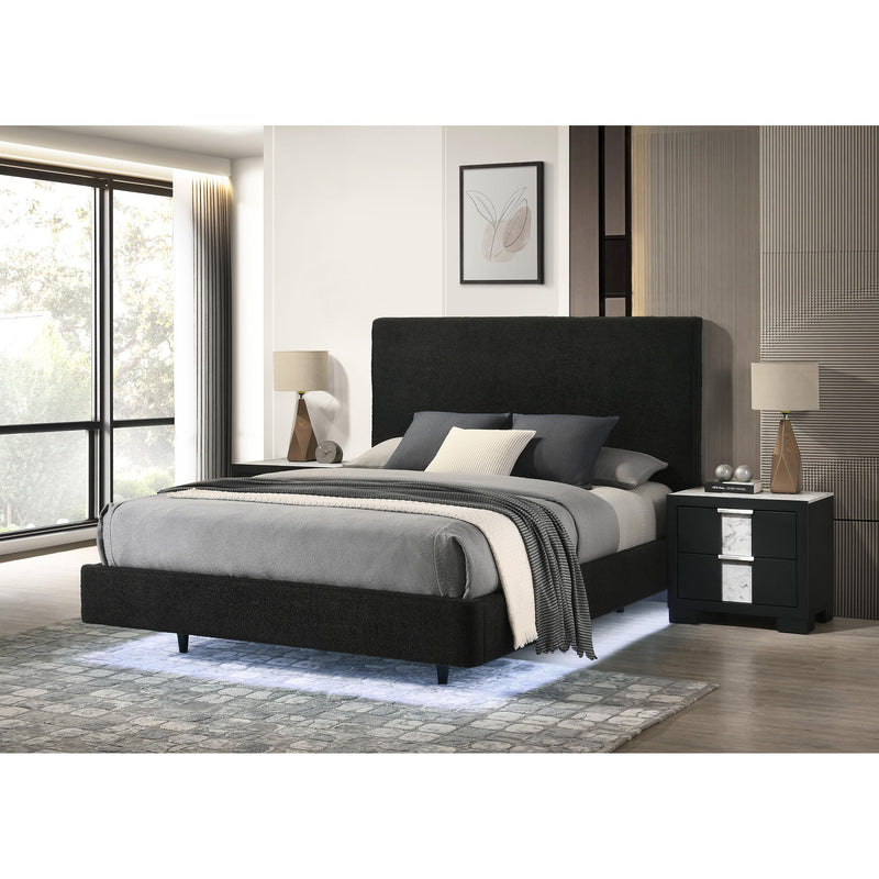  Crown Mark Fable 5096BK Queen Bed - Black IMAGE 3