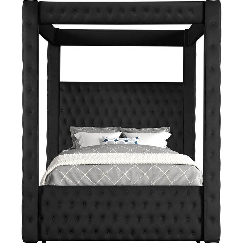  Crown Mark Annabelle 5114BK-K King Canopy Bed - Black IMAGE 3