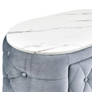  Crown Mark Natalia 5115GY-2 2-Drawer Nightstand - Grey IMAGE 5