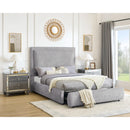  Crown Mark Reverie 5116PW-Q Queen Bed with Storage - Pewter IMAGE 2