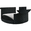  Crown Mark Voltare 5212BK-Q Queen Bed with Fireplace & TV Lift - Black IMAGE 2