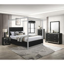  Crown Mark Cora 5262BK-Q Queen Canopy Bed IMAGE 2