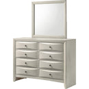  Crown Mark Emily B4255-1 Dresser - White IMAGE 2