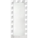  Crown Mark Luxo B4852WH-DB-SET Tall Lighted Vanity with Drawer - White IMAGE 9