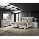  Crown Mark Jaymes B6582-K King Storage Bed - White Mist IMAGE 4