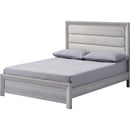  Crown Mark Adelaide B6712-K King Upholstered Bed - Driftwood IMAGE 1