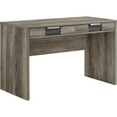  Crown Mark Rangley B6830-DESK Writing Desk - Grey/Brown IMAGE 1
