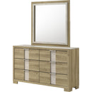  Crown Mark Rangley B6832-11 Dresser Mirror - Driftwood IMAGE 2