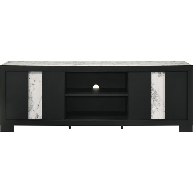 Crown Mark Rangley B6835-99 TV Stand - Black IMAGE 2