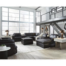  Signature Design by Ashley ModMax II 74305S48 8 pc Sectional with Chaise and Audio Consoles IMAGE 4