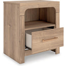  Signature Design by Ashley Kinlanni PCB1360-91 One Drawer Night Stand IMAGE 2