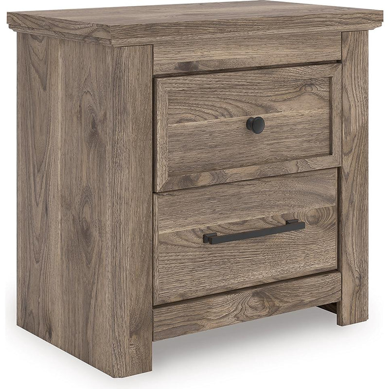  Signature Design by Ashley Rusticott PCB2260-92 Two Drawer Night Stand IMAGE 1