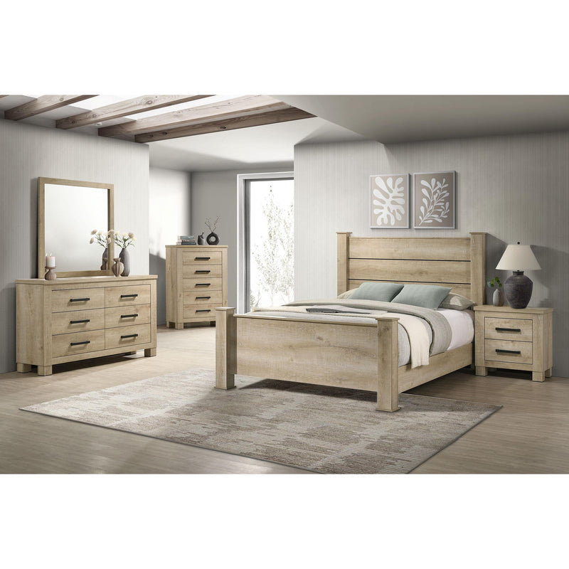 Coaster Furniture Oakglen 225102 2-drawer Nightstand Bedside Table - Weathered Oak IMAGE 12