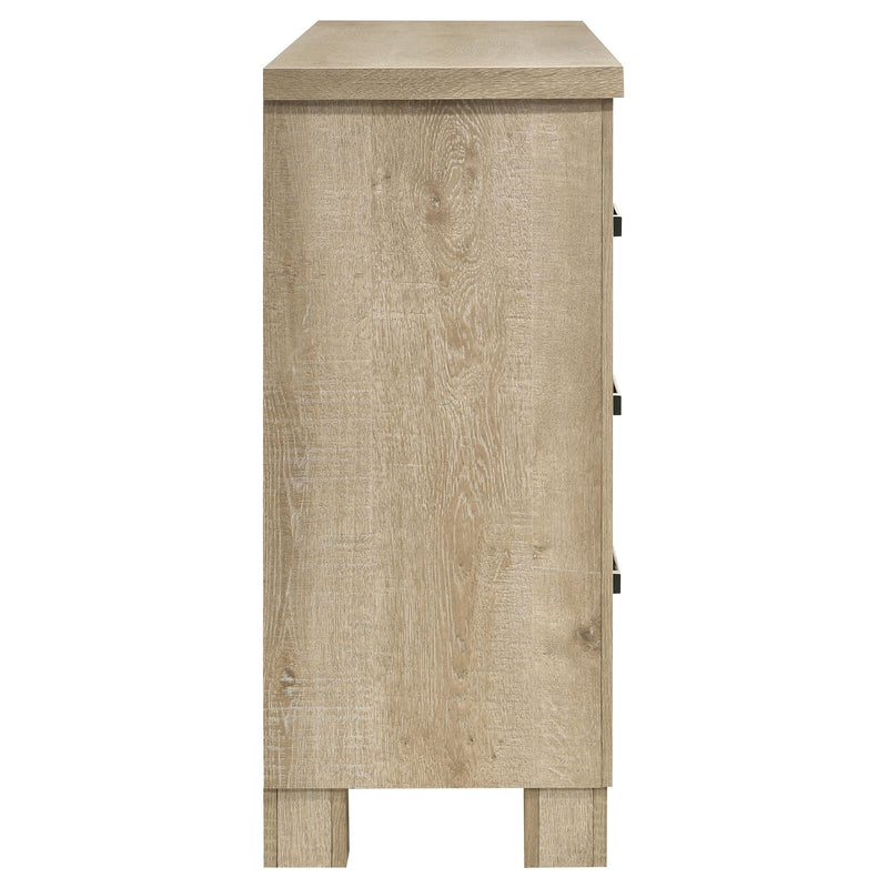 Coaster Furniture Oakglen 225103 6-drawer Dresser - Weathered Oak IMAGE 9