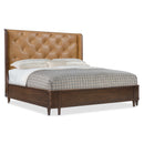  Hooker Furniture 6123-90850-89 Archives Queen Leather Bed IMAGE 1