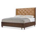  Hooker Furniture 6123-90866-89 Archives King Leather Bed IMAGE 2