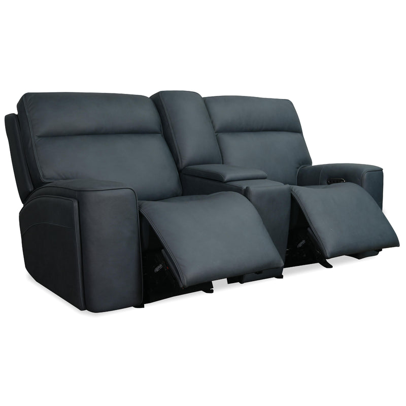  Hooker Furniture SS708-PHLG2C-048 Riverton Power Gliding Console Loveseat with Power Headrest/Lumbar IMAGE 4
