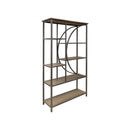  International Furniture Direct Zandria IFD8911BKS 7 Shelves Bookcase IMAGE 2