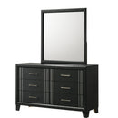  Crown Mark Charlie B9235-11 Dresser Mirror - Charcoal IMAGE 2