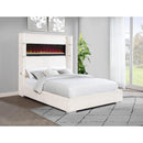 Coaster Furniture Tisdall King Upholstered Panel Bed 306032KE IMAGE 2