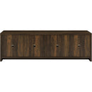  Coaster Furniture Laughlin 724123-SET 3-piece Entertainment Center TV Stand - Dark Pine IMAGE 9