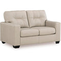  Signature Design by Ashley Santorine Stationary Leather Match Loveseat 2170835 IMAGE 1