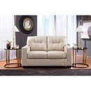  Signature Design by Ashley Santorine Stationary Leather Match Loveseat 2170835 IMAGE 4
