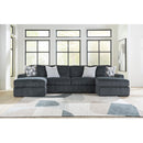  Signature Design by Ashley Midnight-Madness 98105S7 3 pc Double Chaise Sectional IMAGE 1