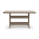  Signature Design by Ashley Seacliff Beach PCP228-642 Rectangular Counter Table with Umbrella Option IMAGE 2