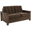  International Furniture Direct Stationary Fabric Loveseat IUP342-LOV-182 IMAGE 1