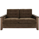  International Furniture Direct Stationary Fabric Loveseat IUP342-LOV-182 IMAGE 2