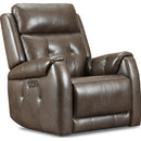 Southern Motion Donovan Power Swivel Glider Leather Recliner 9085P 979-21 IMAGE 1