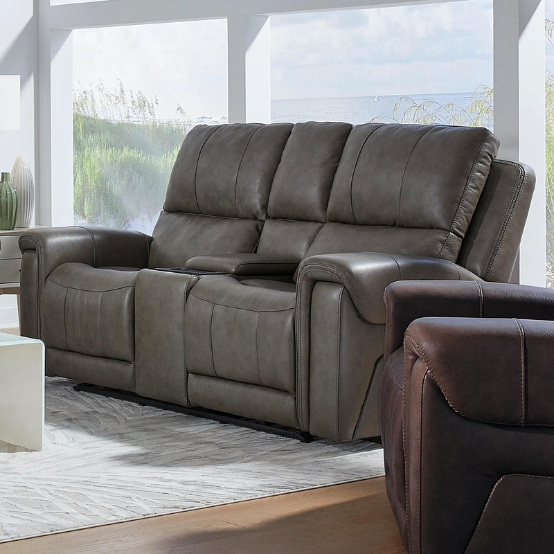  Southern Motion Burton Power Reclining Fabric Loveseat with Console 466-86P 976-14 IMAGE 1