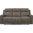  Homelegance Muncie Reclining Fabric Sofa 9635BR-3 IMAGE 2
