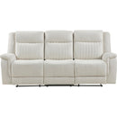  Homelegance Dean Reclining Fabric Sofa 9646BE-3 IMAGE 2