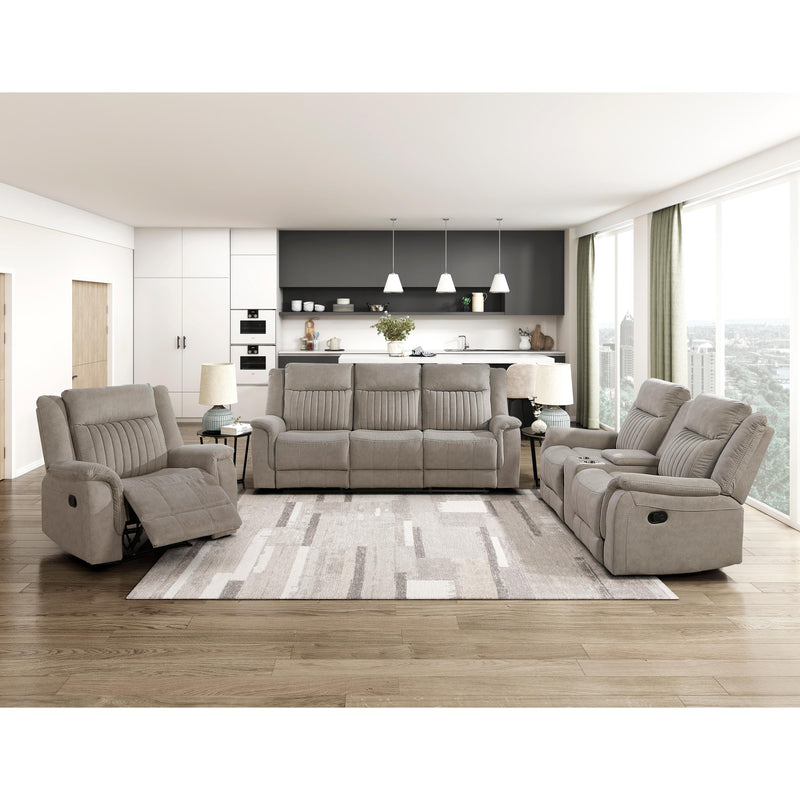  Homelegance Dean Reclining Fabric Sofa 9646DV-3 IMAGE 6