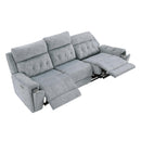  Homelegance Celeste Power Reclining Fabric Sofa 9670GY-3PWH IMAGE 4