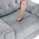  Homelegance Celeste Power Reclining Fabric Sofa 9670GY-3PWH IMAGE 7