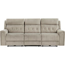  Homelegance Celeste Power Reclining Fabric Sofa 9670TP-3PWH IMAGE 2