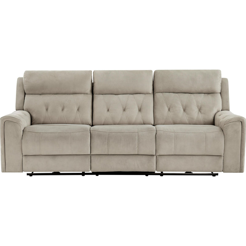  Homelegance Celeste Power Reclining Fabric Sofa 9670TP-3PWH IMAGE 2