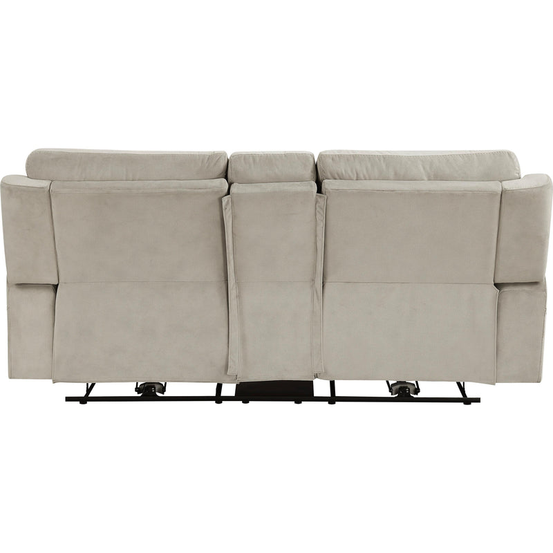  Homelegance Celeste Power Reclining Fabric Loveseat with Console 9670TP-2PWH IMAGE 5