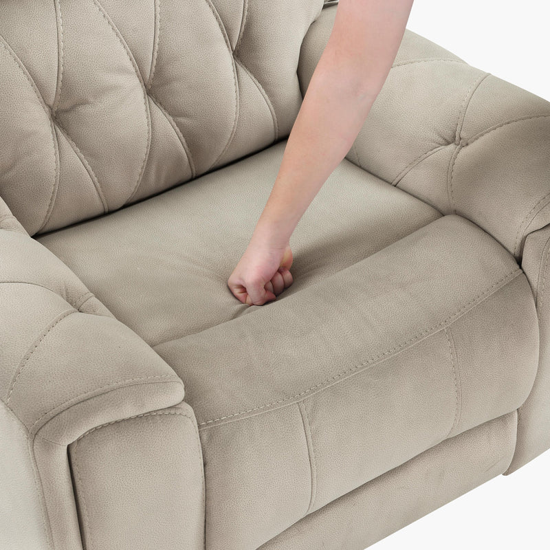  Homelegance Celeste Power Reclining Fabric Loveseat with Console 9670TP-2PWH IMAGE 7