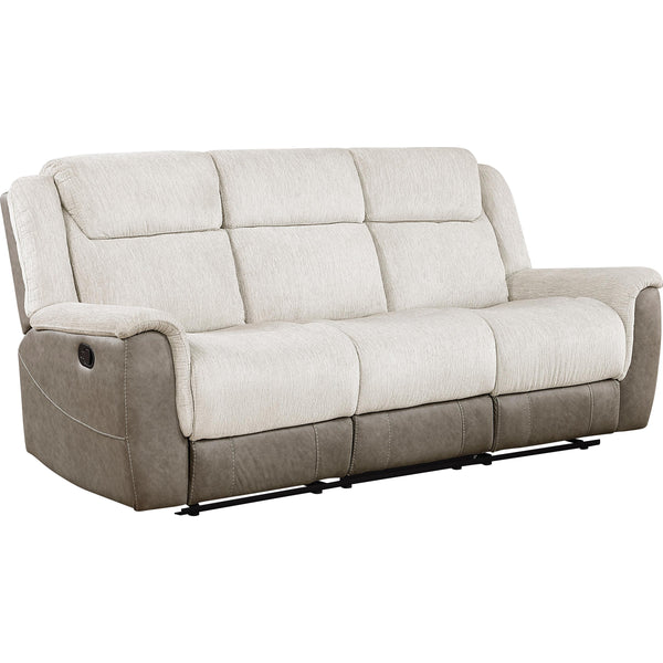  Homelegance Harriette Reclining Fabric Sofa 9703BE-3 IMAGE 1