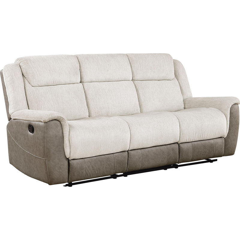 Homelegance Harriette Reclining Fabric Sofa 9703BE-3 IMAGE 1