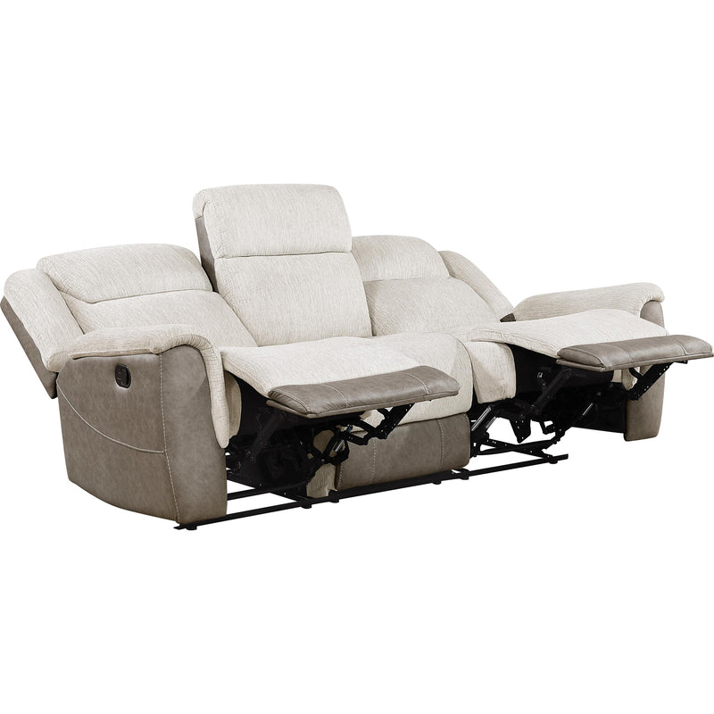  Homelegance Harriette Reclining Fabric Sofa 9703BE-3 IMAGE 3