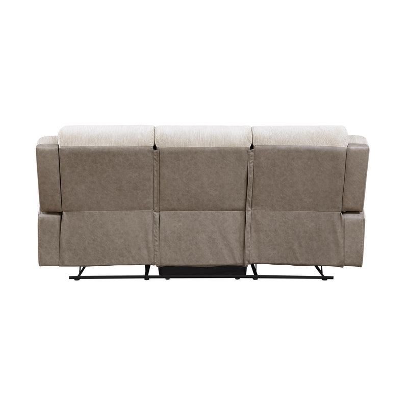  Homelegance Harriette Reclining Fabric Sofa 9703BE-3 IMAGE 4