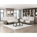  Homelegance Harriette Reclining Fabric Loveseat with Console 9703BE-2 IMAGE 9