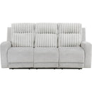  Homelegance Benton Reclining Fabric Sofa 9728LGY-3 IMAGE 2
