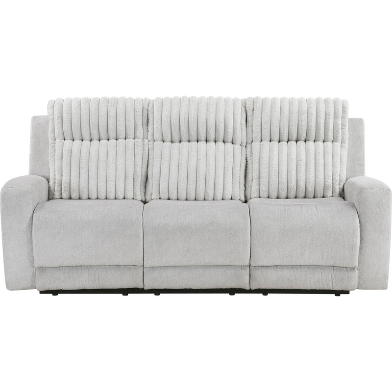 Homelegance Benton Reclining Fabric Sofa 9728LGY-3 IMAGE 2